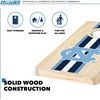 image:imageWild Sports College Portable Size 1 x 2 Solid Wood Cornhole Set with Direct Print HD Team Graphics  Travel SizeNorth Carolina Tar Heels