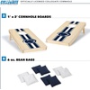 image:imageWild Sports College Portable Size 1 x 2 Solid Wood Cornhole Set with Direct Print HD Team Graphics  Travel SizePenn State Nittany Lions