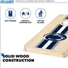 image:imageWild Sports College Portable Size 1 x 2 Solid Wood Cornhole Set with Direct Print HD Team Graphics  Travel SizePenn State Nittany Lions