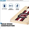 image:imageWild Sports College Portable Size 1 x 2 Solid Wood Cornhole Set with Direct Print HD Team Graphics  Travel SizeSouth Carolina Fighting Gamecocks
