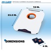 image:imageWild Sports NCAA Pro Football AllWeather Cornhole Set  Travel Bean Bag Toss Set Includes 8 Bean BagsAuburn Tigers
