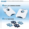 image:imageWild Sports NCAA Pro Football AllWeather Cornhole Set  Travel Bean Bag Toss Set Includes 8 Bean BagsNorth Carolina Tar Heels