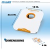 image:imageWild Sports NCAA Pro Football AllWeather Cornhole Set  Travel Bean Bag Toss Set Includes 8 Bean BagsTennessee Volunteers