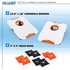 image:imageWild Sports NCAA Pro Football AllWeather Cornhole Set  Travel Bean Bag Toss Set Includes 8 Bean BagsTexas Longhorns