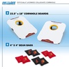 image:imageWild Sports NCAA Pro Football AllWeather Cornhole Set  Travel Bean Bag Toss Set Includes 8 Bean BagsUSC Trojans