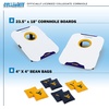 image:imageWild Sports NCAA Pro Football AllWeather Cornhole Set  Travel Bean Bag Toss Set Includes 8 Bean BagsWest Virginia Mountaineers