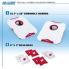 image:imageWild Sports NCAA Pro Football AllWeather Cornhole Set  Travel Bean Bag Toss Set Includes 8 Bean BagsWisconsin Badgers