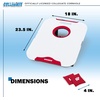 image:imageWild Sports NCAA Pro Football AllWeather Cornhole Set  Travel Bean Bag Toss Set Includes 8 Bean BagsWisconsin Badgers