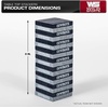 image:imageWild Sports NCAA Pro Football Tabletop Stackers Block Game for College Football Fan Dorm Game TailgateOhio State Buckeyes
