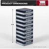 image:imageWild Sports NCAA Pro Football Tabletop Stackers Block Game for College Football Fan Dorm Game TailgateWisconsin Badgers