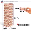 image:imageWild Sports NFL Giant Stacking Wooden Blocks  Tumbling Tower Classic Family Game Stacks  Great Gift for Any Football FanArizona Cardinals