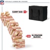 image:imageWild Sports NFL Giant Stacking Wooden Blocks  Tumbling Tower Classic Family Game Stacks  Great Gift for Any Football FanAtlanta Falcons