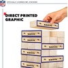 image:imageWild Sports NFL Giant Stacking Wooden Blocks  Tumbling Tower Classic Family Game Stacks  Great Gift for Any Football FanBaltimore Ravens