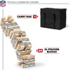 image:imageWild Sports NFL Giant Stacking Wooden Blocks  Tumbling Tower Classic Family Game Stacks  Great Gift for Any Football FanBuffalo Bills