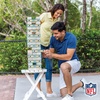 image:imageWild Sports NFL Giant Stacking Wooden Blocks  Tumbling Tower Classic Family Game Stacks  Great Gift for Any Football FanCarolina Panthers