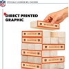 image:imageWild Sports NFL Giant Stacking Wooden Blocks  Tumbling Tower Classic Family Game Stacks  Great Gift for Any Football FanCincinnati Bengals