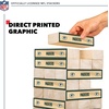 image:imageWild Sports NFL Giant Stacking Wooden Blocks  Tumbling Tower Classic Family Game Stacks  Great Gift for Any Football FanGreen Bay Packers