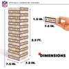 image:imageWild Sports NFL Giant Stacking Wooden Blocks  Tumbling Tower Classic Family Game Stacks  Great Gift for Any Football FanHouston Texans