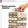 image:imageWild Sports NFL Giant Stacking Wooden Blocks  Tumbling Tower Classic Family Game Stacks  Great Gift for Any Football FanLas Vegas Raiders