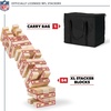 image:imageWild Sports NFL Giant Stacking Wooden Blocks  Tumbling Tower Classic Family Game Stacks  Great Gift for Any Football FanSan Francisco 49ers