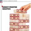 image:imageWild Sports NFL Giant Stacking Wooden Blocks  Tumbling Tower Classic Family Game Stacks  Great Gift for Any Football FanSan Francisco 49ers