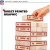 image:imageWild Sports NFL Giant Stacking Wooden Blocks  Tumbling Tower Classic Family Game Stacks  Great Gift for Any Football FanTampa Bay Buccaneers