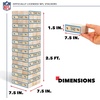 image:imageWild Sports NFL Giant Stacking Wooden Blocks  Tumbling Tower Classic Family Game Stacks  Great Gift for Any Football FanTennessee Titans