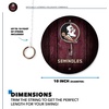 image:imageWild Sports Solid Wood College Hook amp Ring Toss Set with Direct Print HD Team Graphics  Easy Hang Hook and Ring Toss Target  Great Gift for Any NCAA FanFlorida State Seminoles