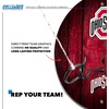 image:imageWild Sports Solid Wood College Hook amp Ring Toss Set with Direct Print HD Team Graphics  Easy Hang Hook and Ring Toss Target  Great Gift for Any NCAA FanOhio State Buckeyes