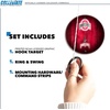 image:imageWild Sports Solid Wood College Hook amp Ring Toss Set with Direct Print HD Team Graphics  Easy Hang Hook and Ring Toss Target  Great Gift for Any NCAA FanOhio State Buckeyes