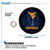 image:imageWild Sports Solid Wood College Hook amp Ring Toss Set with Direct Print HD Team Graphics  Easy Hang Hook and Ring Toss Target  Great Gift for Any NCAA FanWest Virginia Mountaineers