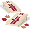 image:imageNFL Football Portable Size 1 x 2 Solid Wood Cornhole Set with Direct Print HD Team Graphics  Travel SizeSan Francisco 49ers