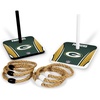 image:imageSolid Wood NFL Quoits Set with Direct Print HD Team Graphics  Tailgate Ring Toss Game  Great Gift for Any Football Fan Ring Toss Family Outdoor Games for The BeachGreen Bay Packers