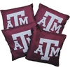image:imageWild Sports NCAA Cornhole Duck Cloth All Weather Tournament Regulation Bean Bags 6 x 6 16ozMaroonGray