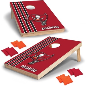 image:imageNFL 2 x 3 Solid Wood Cornhole Set with Direct Print HD Team Graphics  Great Gift for Any Football Fan Bean Bag Toss Family Outdoor GamesTampa Bay Buccaneers
