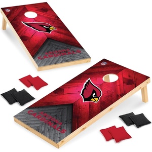 image:imageNFL Football 2 x 4 Regulation Size Solid Wood Cornhole Set with Direct Print HD Team Graphics Great Gift for Any Football Fan Bean Bag Toss Family Outdoor GameArizona Cardinals