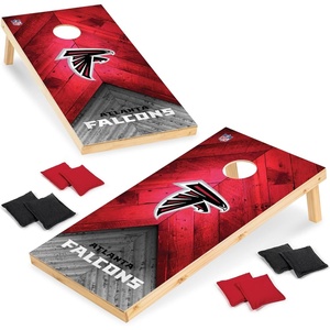 image:imageNFL Football 2 x 4 Regulation Size Solid Wood Cornhole Set with Direct Print HD Team Graphics Great Gift for Any Football Fan Bean Bag Toss Family Outdoor GameAtlanta Falcons