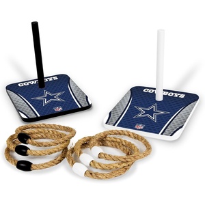 image:imageSolid Wood NFL Quoits Set with Direct Print HD Team Graphics  Tailgate Ring Toss Game  Great Gift for Any Football Fan Ring Toss Family Outdoor Games for The BeachDallas Cowboys