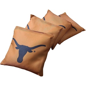 image:imageWild Sports NCAA Cornhole Duck Cloth All Weather Tournament Regulation Bean Bags 6 x 6 16ozOrangeBlack