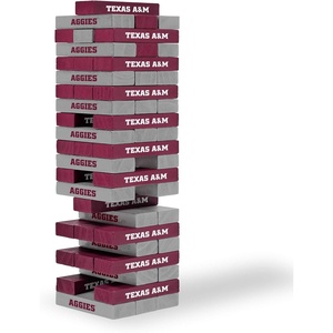 image:imageWild Sports NCAA Pro Football Tabletop Stackers Block Game for College Football Fan Dorm Game TailgateTexas AM Aggies