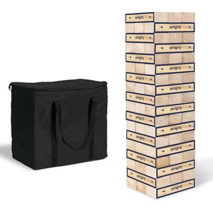 image:imageWild Sports NFL Giant Stacking Wooden Blocks  Tumbling Tower Classic Family Game Stacks  Great Gift for Any Football FanNew England Patriots