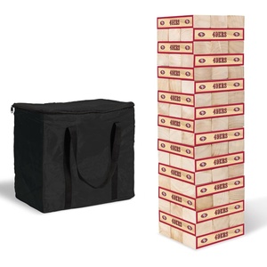 image:imageWild Sports NFL Giant Stacking Wooden Blocks  Tumbling Tower Classic Family Game Stacks  Great Gift for Any Football FanSan Francisco 49ers
