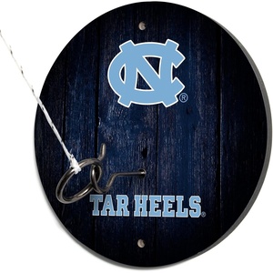 image:imageWild Sports Solid Wood College Hook amp Ring Toss Set with Direct Print HD Team Graphics  Easy Hang Hook and Ring Toss Target  Great Gift for Any NCAA FanNorth Carolina Tar Heels