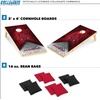 image:imageNCAA 2 x 4 Cornhole Set 8 Bags Outdoor GameArkansas Razorbacks