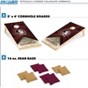 image:imageNCAA 2 x 4 Cornhole Set 8 Bags Outdoor GameFlorida State Seminoles