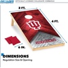 image:imageNCAA 2 x 4 Cornhole Set 8 Bags Outdoor GameIndiana Hoosiers