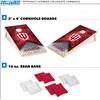 image:imageNCAA 2 x 4 Cornhole Set 8 Bags Outdoor GameIndiana Hoosiers