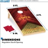 image:imageNCAA 2 x 4 Cornhole Set 8 Bags Outdoor GameIowa State Cyclones