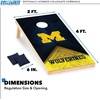 image:imageNCAA 2 x 4 Cornhole Set 8 Bags Outdoor GameMichigan Wolverines
