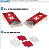 image:imageNCAA 2 x 4 Cornhole Set 8 Bags Outdoor GameNebraska Cornhuskers
